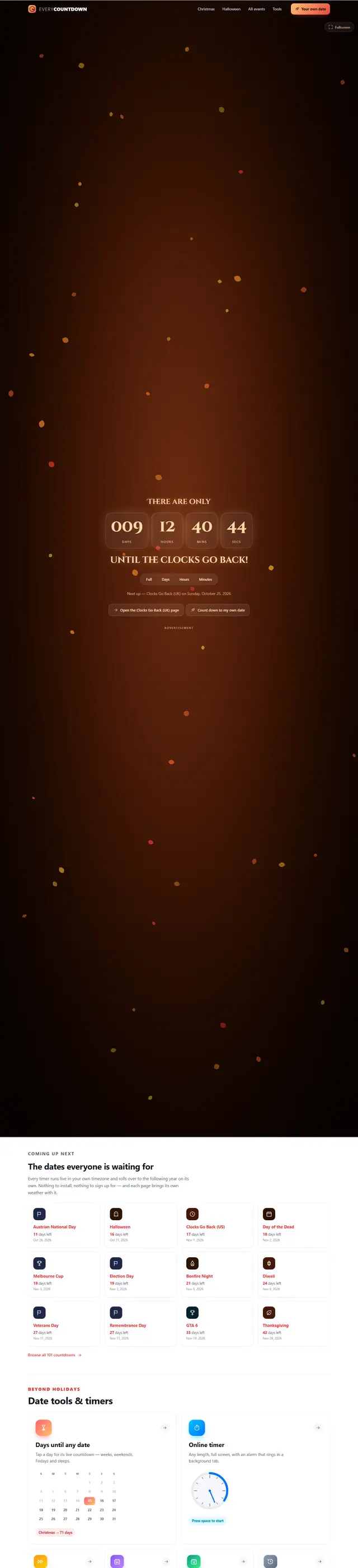 Event Countdown Website (Programmatic SEO) preview